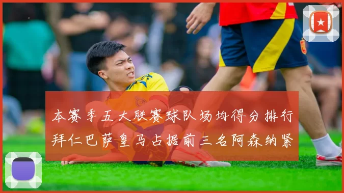 本赛季五大联赛球队场均得分排行拜仁巴萨皇马占据前三名阿森纳紧随其后位列第五