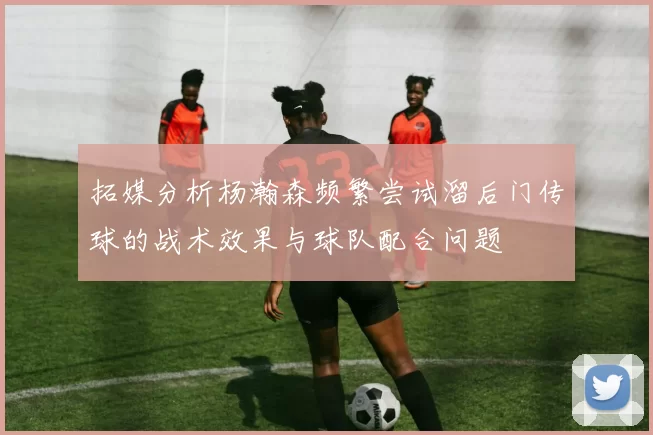 拓媒分析杨瀚森频繁尝试溜后门传球的战术效果与球队配合问题